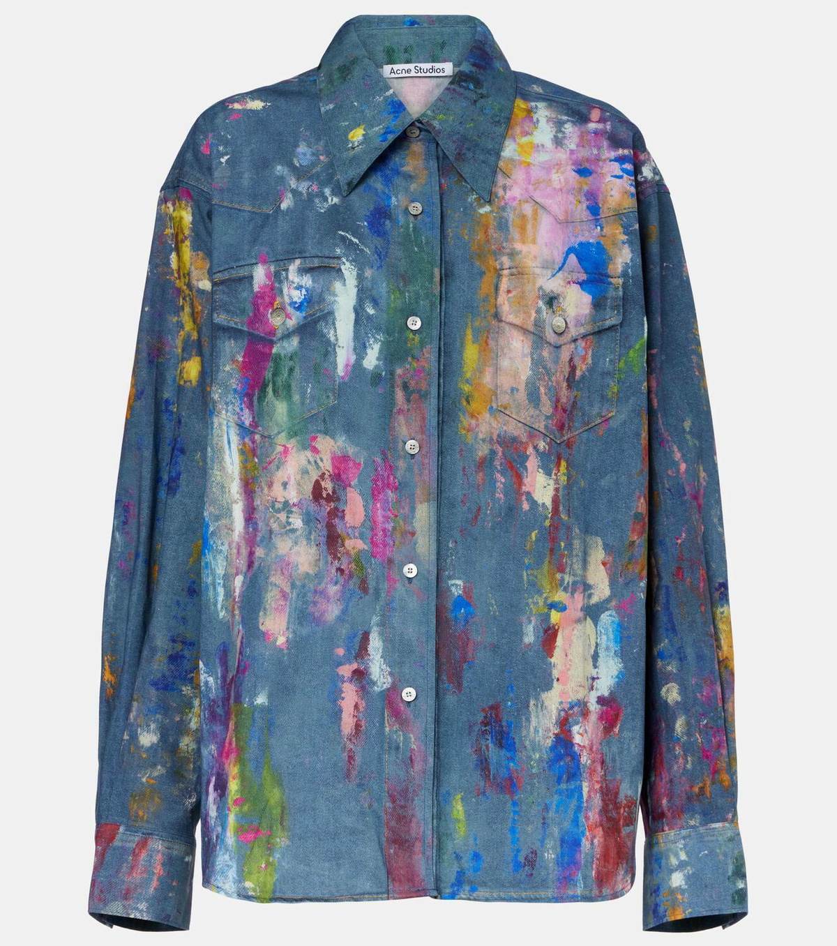 Acne Studios Trompe l'œil cotton shirt Acne Studios