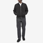 Fred Perry Authentic Men's Borg Fleece Track Jacket in Black
