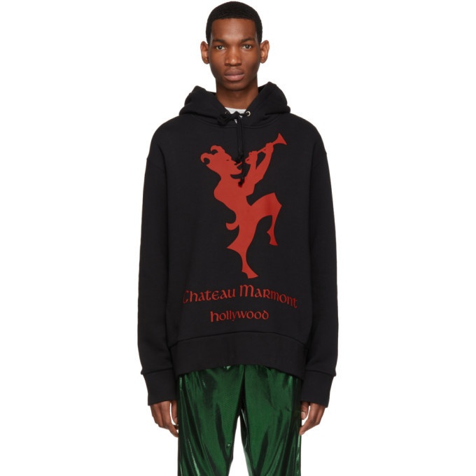 Photo: Gucci Black and Red Chateau Marmont Hoodie