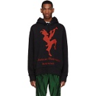 Gucci Black and Red Chateau Marmont Hoodie