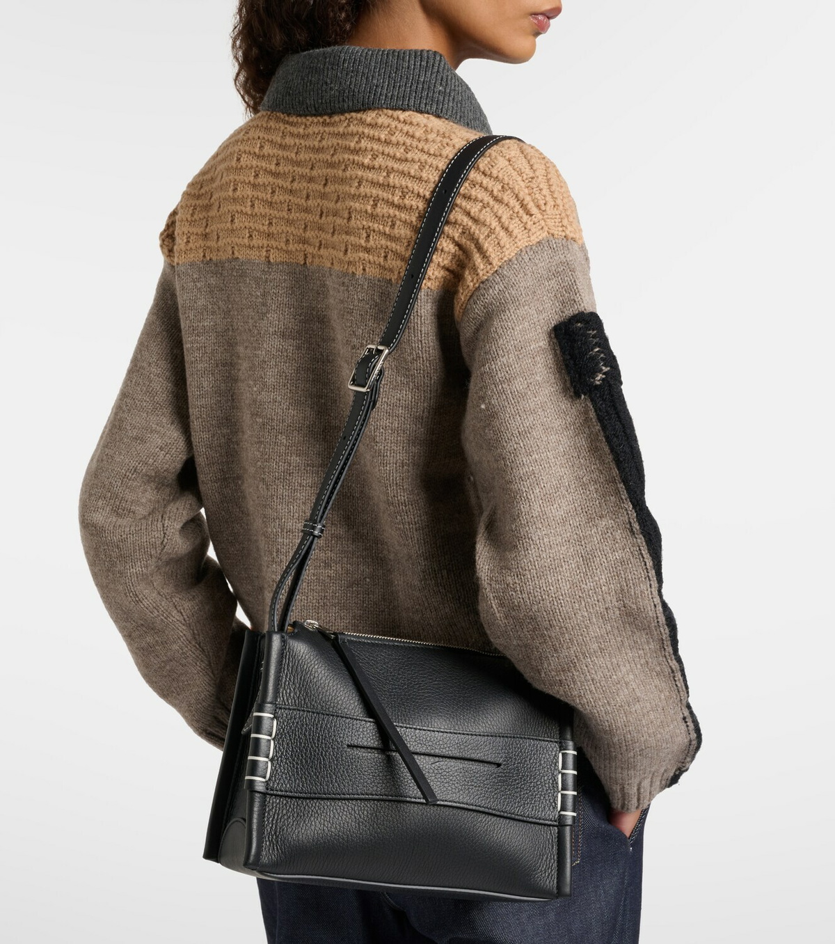 JW Anderson Loafer Small leather crossbody bag