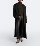 Gucci Leather straight pants