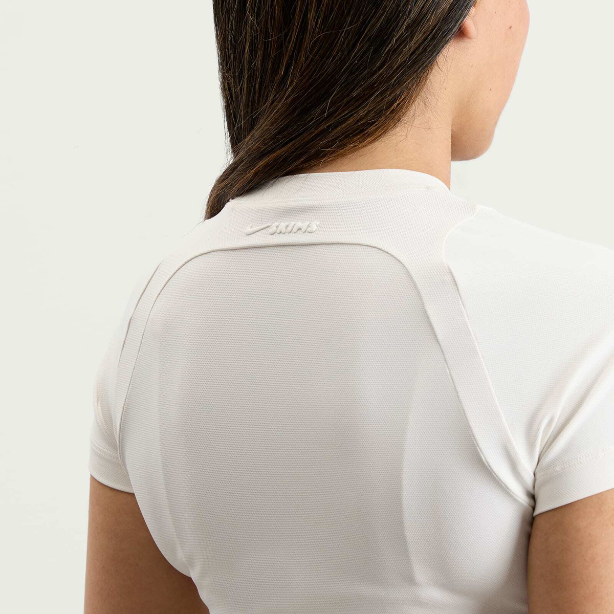 Nike Women's x SKIMS Airy Baby T-Shirt in Ivory