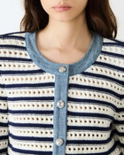 Steve Madden Cassette Cardigan in White