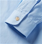 Acne Studios - Pine Grandad-Collar Cotton-Poplin Shirt - Men - Light blue