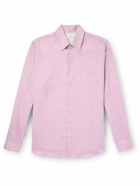 Mr P. - Organic Linen-Chambray Shirt - Pink