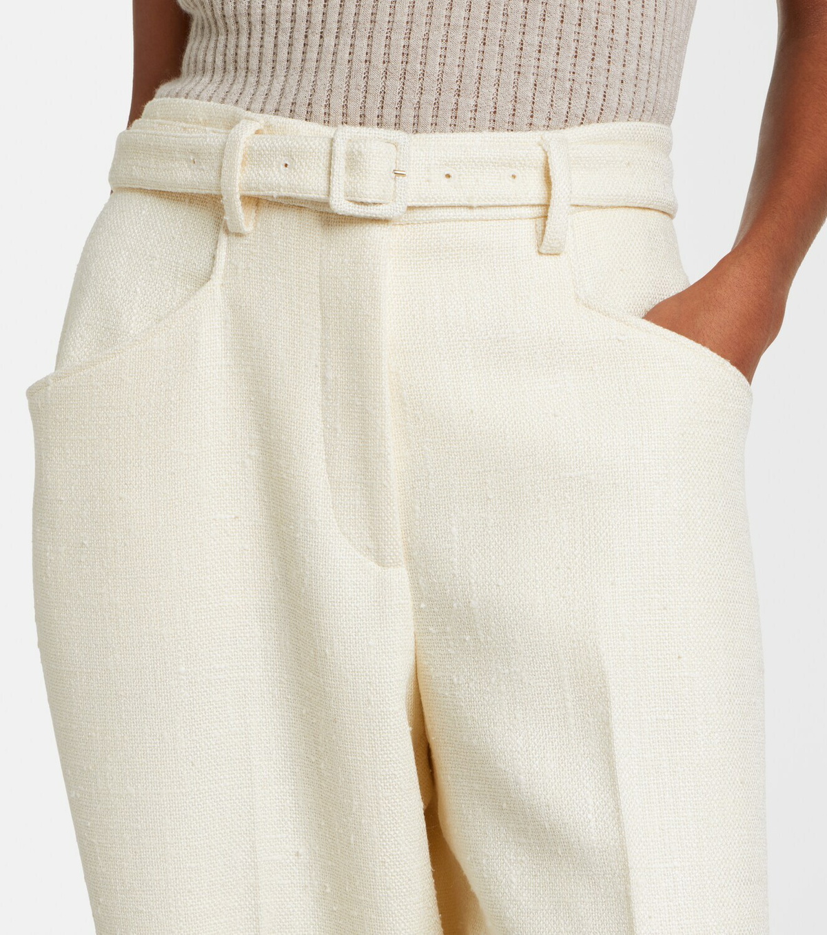 Gabriela Hearst Norman silk and wool wide-leg pants