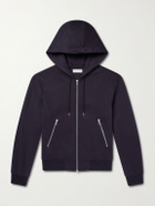 Dries Van Noten - Cotton-Jersey Zip-Up Hoodie - Blue