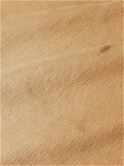 SAINT Mxxxxxx - Logo-Appliquéd Distressed Cotton-Canvas Overalls - Neutrals