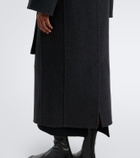 Khaite Romare wool wrap coat