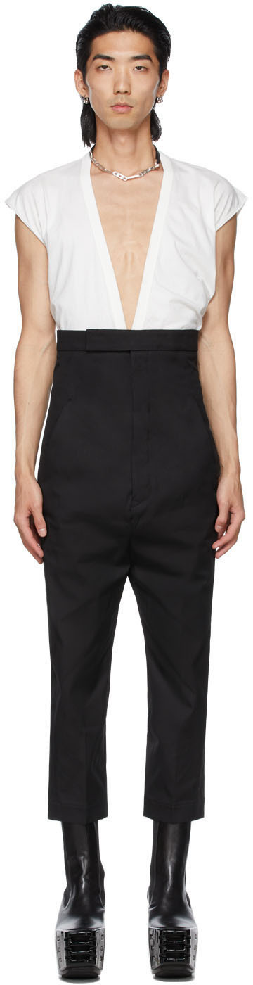 Rick Owens Black Dirt Trousers Rick Owens