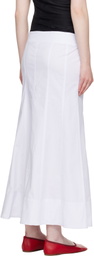 Belle Anna White Paloma Maxi Skirt