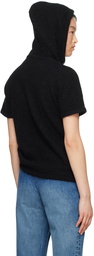 Aaron Esh Black Hooded T-Shirt