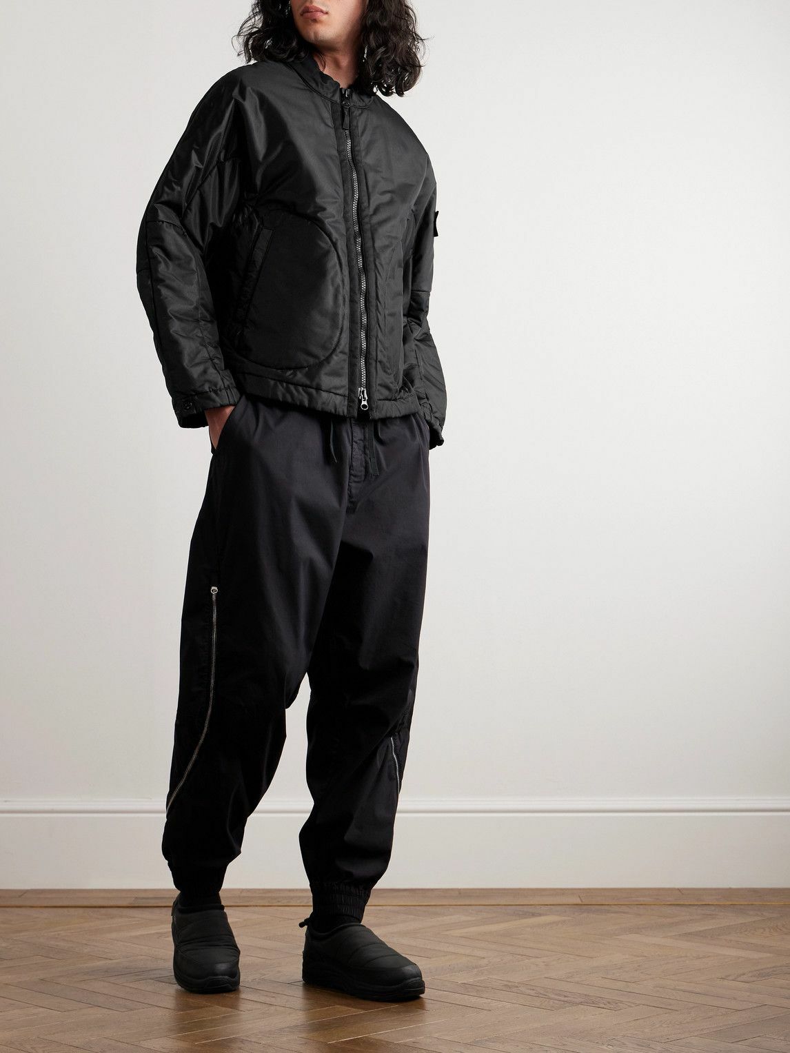 Stone Island Shadow Project - Logo-Appliquéd Padded Nylon-Canvas