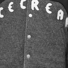 ICECREAM Men's Western Varsity Jacket in Grey