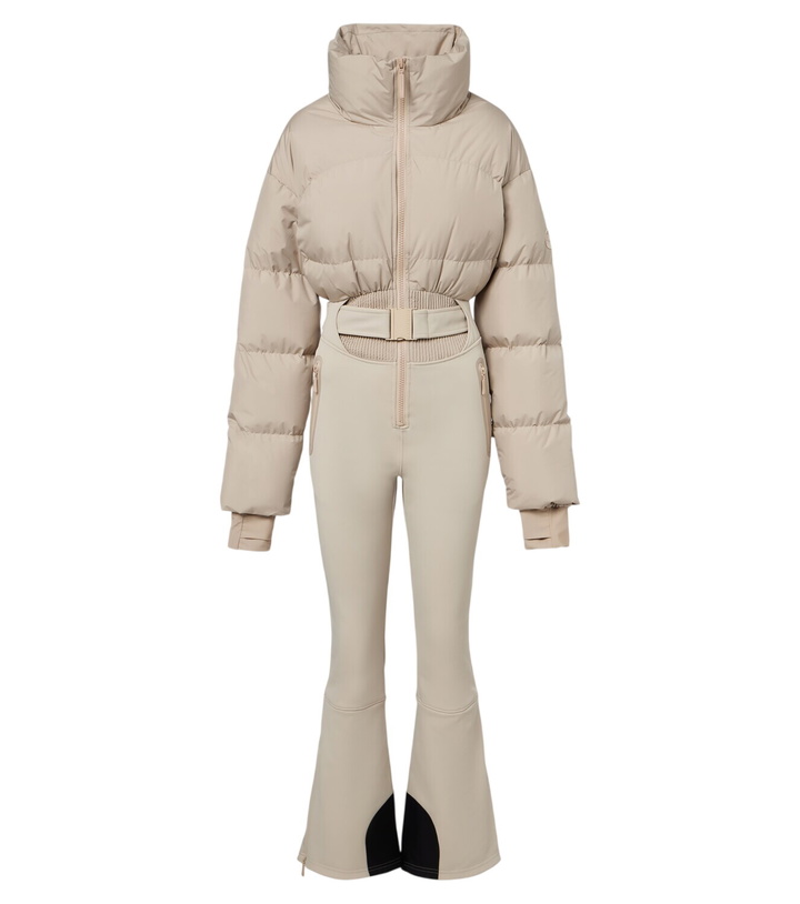 Photo: Cordova Fassa belted down ski suit
