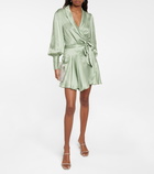 Zimmermann - Silk satin minidress