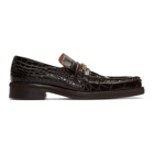 Martine Rose Brown Croc Loafers