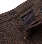 Kingsman - Oxford Cropped Tapered Wool-Tweed Suit Trousers - Brown