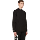 Heron Preston Black Style Mock Neck Long Sleeve T-Shirt