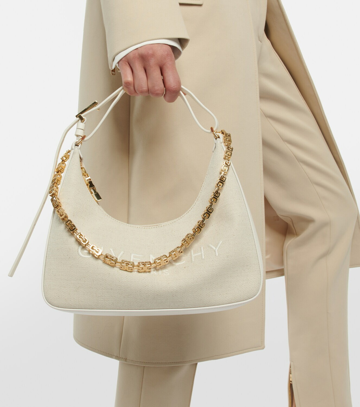 Givenchy Moon Cut Out Small canvas shoulder bag Givenchy