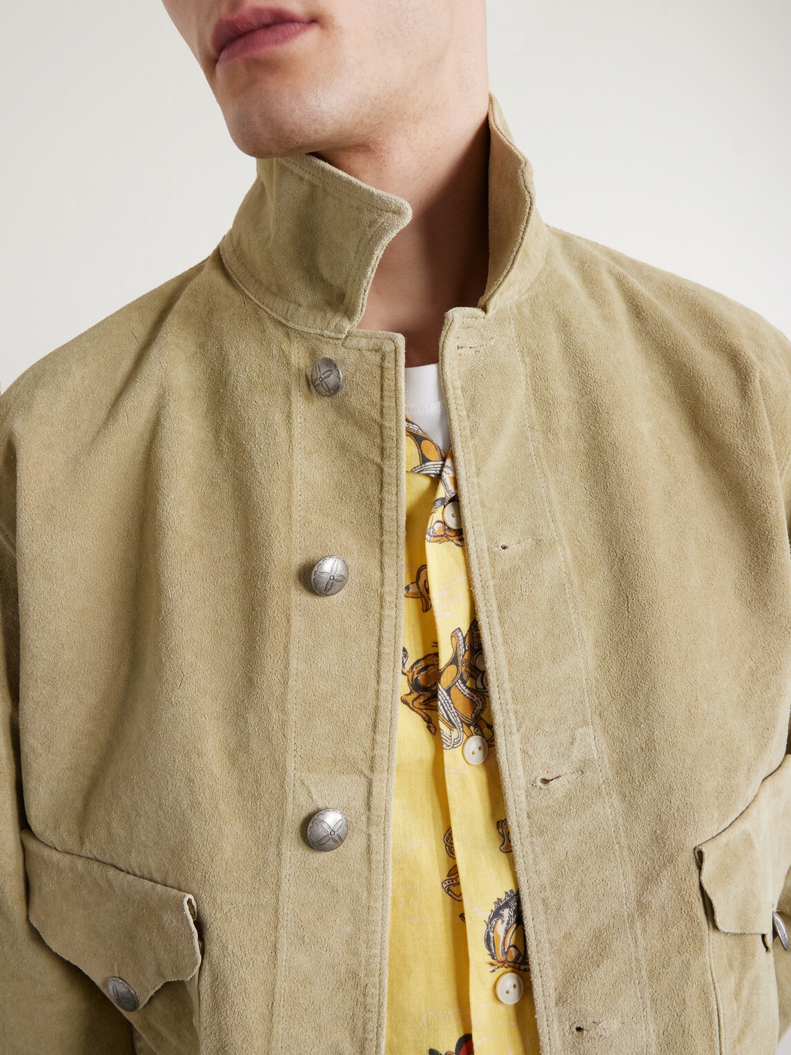 RRL - Schwab Suede Jacket - Neutrals