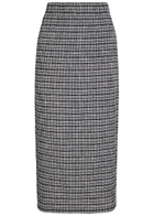 Vince Striped Shirred Midi Skirt Stripe