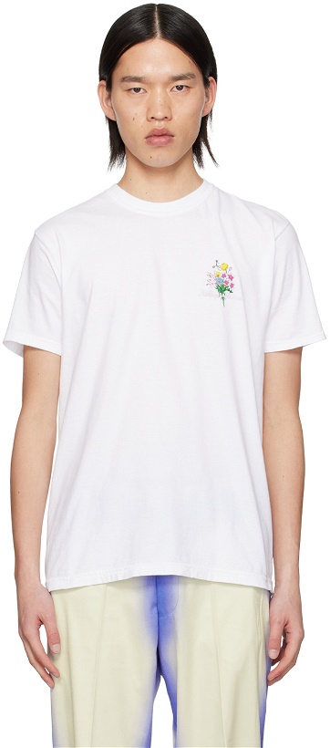 Photo: KidSuper White Growing Ideas T-Shirt