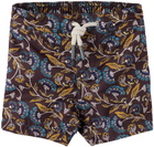 Bonpoint Baby Brown Niagara Swim Shorts