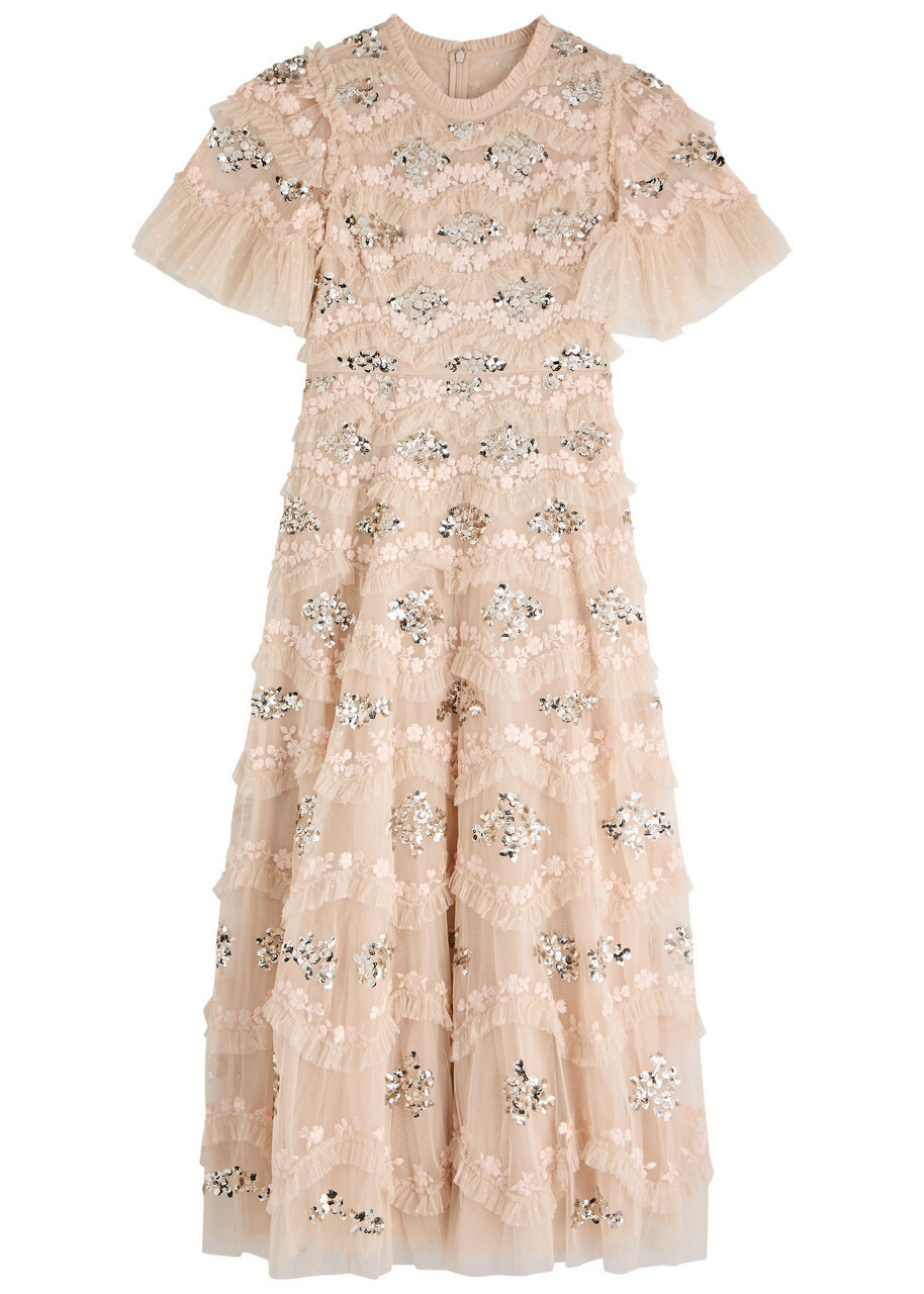 needle and thread beige dress Elia Off-Shoulder Gown main image 1