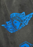 Saint Mxxxxxx Angel of Death Printed Cotton Sweatpants Black