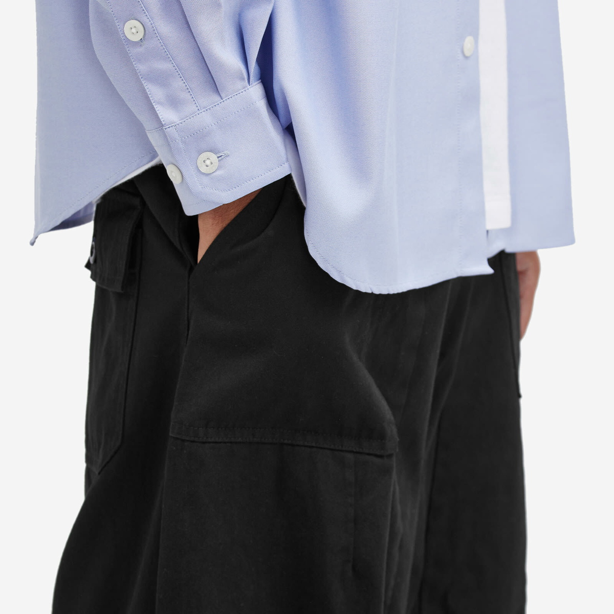 FrizmWORKS Men's Twill Balloon Pants in Black FrizmWORKS