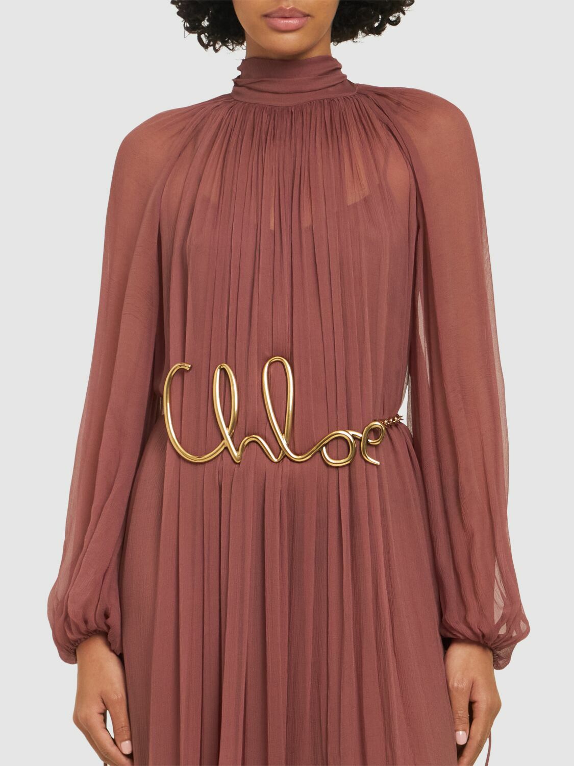 CHLO Large Iconic Chlo Metallic Belt Chloe