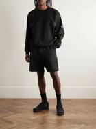 Y-3 - Panelled Organic Cotton-Blend Jersey and Ripstop Sweatshirt - Black