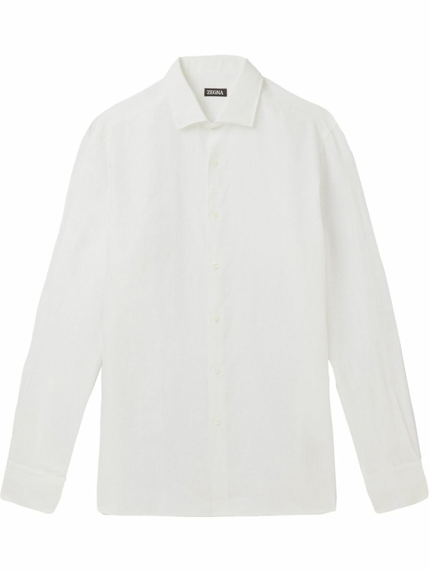 Photo: Zegna - Linen Shirt - White