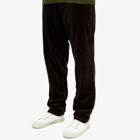 Norse Projects Men's Aros Regular Wide Cord Chino in Espresso