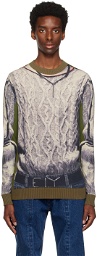 Y/Project Khaki Jean Paul Gaultier Edition Long Sleeve T-Shirt