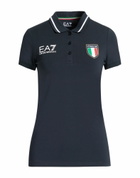 Ea7 Womens Polo shirt Midnight in Blue
