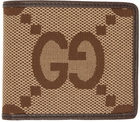 Gucci Brown Jumbo GG Wallet