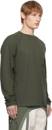 RCOS Khaki Waffle Knit LS T-shirt