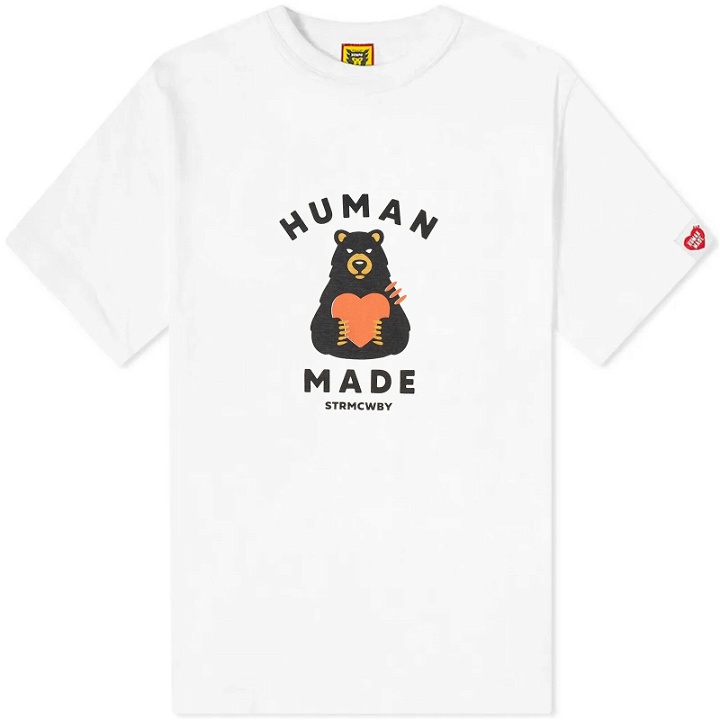 Photo: Human Made Men's Bear Heart T-Shirt in White