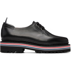 Thom Browne Black Vitello Calf All Terrain Sole Derbys