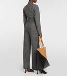 Loewe High-rise wool wide-leg pants
