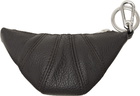 LEMAIRE Brown Mini Croissant Keychain