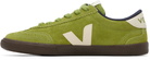 VEJA Green Volley Suede Sneakers
