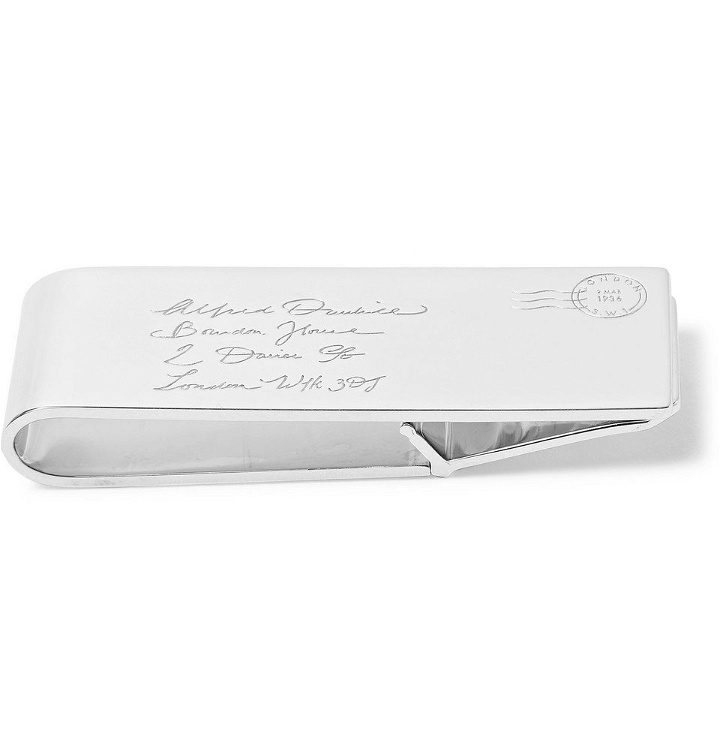 Photo: Dunhill - Engraved Sterling Silver Money Clip - Men - Silver