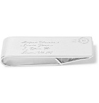 Dunhill - Engraved Sterling Silver Money Clip - Men - Silver