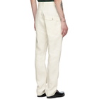 Junya Watanabe Off-White Linen Denim Trousers