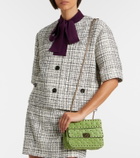 Valentino Garavani Rockstud Spike Small suede top-handle bag