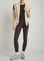 Tala Dayflex Cross-over Stretch-jersey Leggings Brown